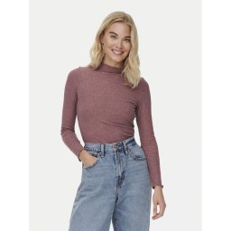 ONLY Blúz Emma 15180040 Rózsaszín Slim Fit