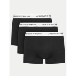 United Colors Of Benetton 3 darab boxer 3OP82X00Y Fekete