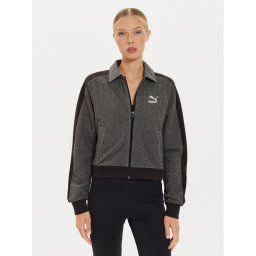Puma Pulóver T7 626797 Fekete Relaxed Fit