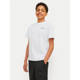 Jack&Jones Junior Póló Bronx Square 12263185 Fehér Loose Fit