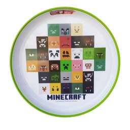 Minecraft csúszásmentes prémium lapos tányér