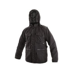 Férfi téli kabát GEORGIA, fekete, 3XL-es méret