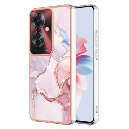 IMD MARBLE Védőburkolat Oppo Reno11 F 5G ROSE GOLD-hoz
