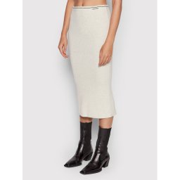 Calvin Klein Ceruzaszoknya Essential K20K203486 Bézs Slim Fit