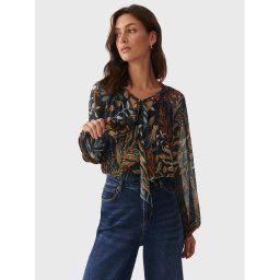 Tatuum Blúz Lilly 1 T2222.051 Sötétkék Relaxed Fit