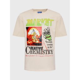 Market Póló Chemistry 399001242 Ekru Regular Fit