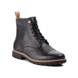 Clarks Csizma Batcombe Lord 261348577 Fekete