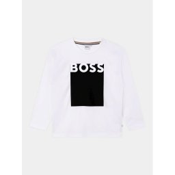 Boss Blúz J25O75 S Fehér Loose Fit