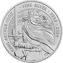 Mítoszok és legendák - Arthur király - 10 Oz - ezüst befektetési érme