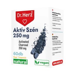Dr. Herz Aktív szén 250 mg kapszula 60x