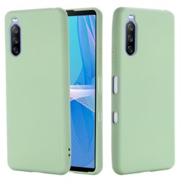 RUBBER Gumi borítás Sony Xperia 10 III zöld