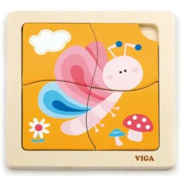 Puzzle 4 db-os - Pillangós