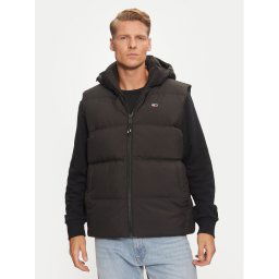 Tommy Jeans Mellény Essential DM0DM20465 Fekete Regular Fit