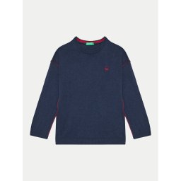 United Colors Of Benetton Sweater 1041H1025 Sötétkék Regular Fit