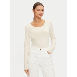 ONLY Blúz 15204712 Ekru Stretch Fit