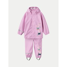 NAME IT Esőkabát szett 13231835 Rózsaszín Regular Fit