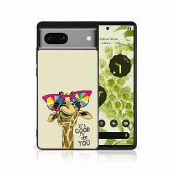 PROTEMIO MY ART Védőburkolat Google Pixel 7 GIRAFFE (180)-hoz