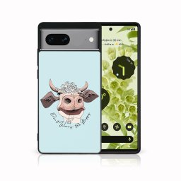 PROTEMIO MY ART Védőburkolat Google Pixel 7 HAPPY COW (181)-hoz