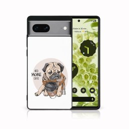 PROTEMIO MY ART Védőburkolat Google Pixel 7 MORE COFFEE (184)-hoz