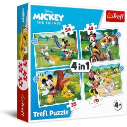 Disney Mickey 4 az 1-ben puzzle - Trefl