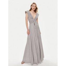 Elisabetta Franchi Estélyi ruha AB-563-41E3-V790 Ezüst Regular Fit