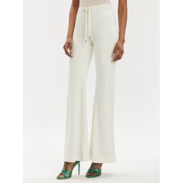 Juicy Couture Melegítő alsó Rodeo Layla JCBBJ223823 Ekru Regular Fit