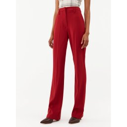 Patrizia Pepe Szövet nadrág 8P0540/A6F5-R799 Bordó Straight Fit