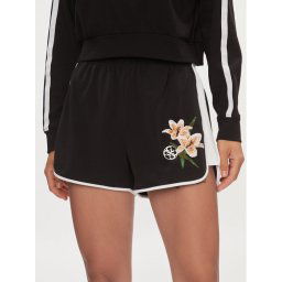 Guess Szövet rövidnadrág Zoey V4GD05 KC5R0 Fekete Loose Fit