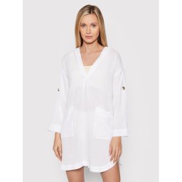 Seafolly Strand ruha Essential 54020-CU Fehér Relaxed Fit