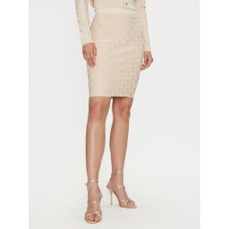 Marciano Guess Ceruzaszoknya 4YGD23 5718Z Ekru Slim Fit