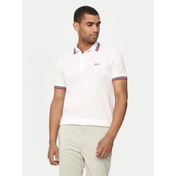 Boss Pólóing Paddy 50469055 Fehér Regular Fit
