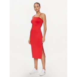 Tommy Jeans Nyári ruha Bodycon DW0DW17425 Piros Slim Fit