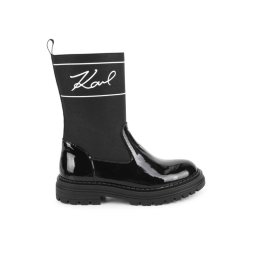 Karl Lagerfeld Kids Bokacsizma Z19114 S Fekete