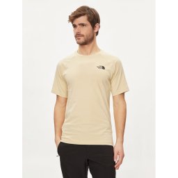 The North Face Póló NF0A87NU Bézs Regular Fit