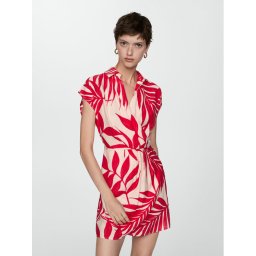 Mango Nyári ruha Jarry 77000355 Piros Regular Fit