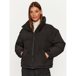 United Colors Of Benetton Pehelykabát 2JF8DN02R Fekete Relaxed Fit