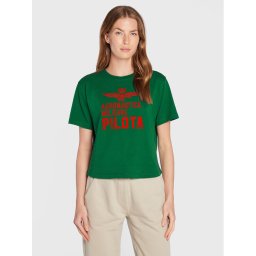 Aeronautica Militare Póló 222TS1990DJ550 Zöld Regular Fit