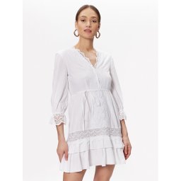 TWINSET Nyári ruha 231TT2151 Fehér Regular Fit