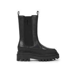 Calvin Klein Jeans Bokacsizma Flatform Chelsea Boot Lth Wn YW0YW01111 Fekete
