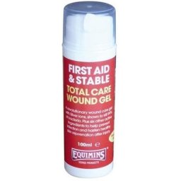 Equimins Wound Gel - Sebkezelő gél ezüst ionokkal és gyógynövényekkel lovaknak 100 ml