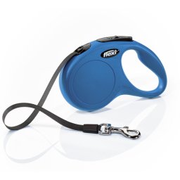 Flexi Classic szalagpóráz - S, 15 kg-ig, 5 m, kék
