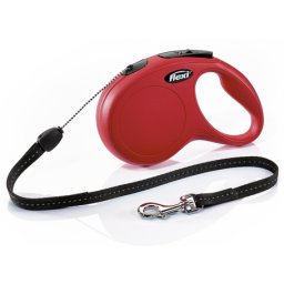 Flexi Classic kötélpóráz - XS, 8 kg-ig, 3 m, piros