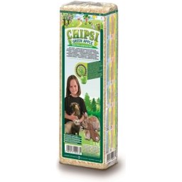 Chipsi Plus zöld almás forgács (1 kg) 15 l