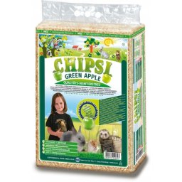 Chipsi Plus zöld almás forgács (3.2 kg) 60 l