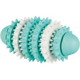 Trixie Denta Fun tarka rögbilabda (15 cm)