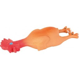 Trixie sípolós csirke latex gumiból (23 cm)