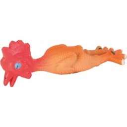 Trixie sípolós csirke latex gumiból (15 cm)
