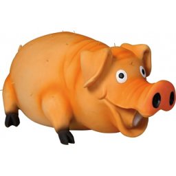 Trixie latex sörtés malac röföfő hanggal (21 cm)
