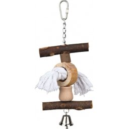 Trixie faelemek csengővel láncon és kötélen (20 cm)