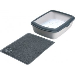 Trixie szürke PVC lábtörlő macska WC-hez (37 x 45 cm)